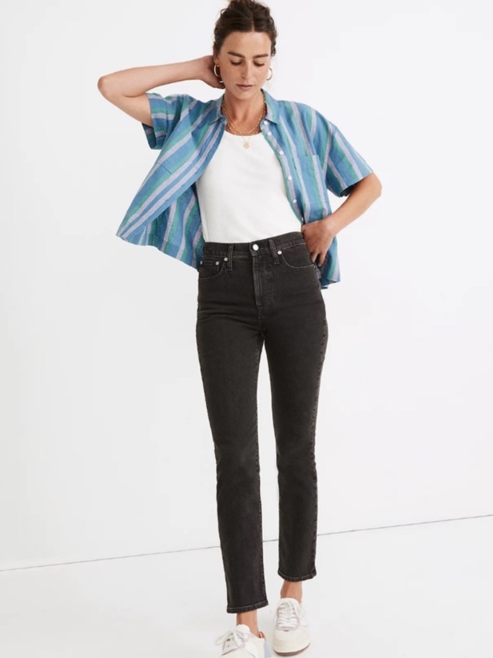 Madewell The Petite Perfect Vintage Jean in Lunar Wash